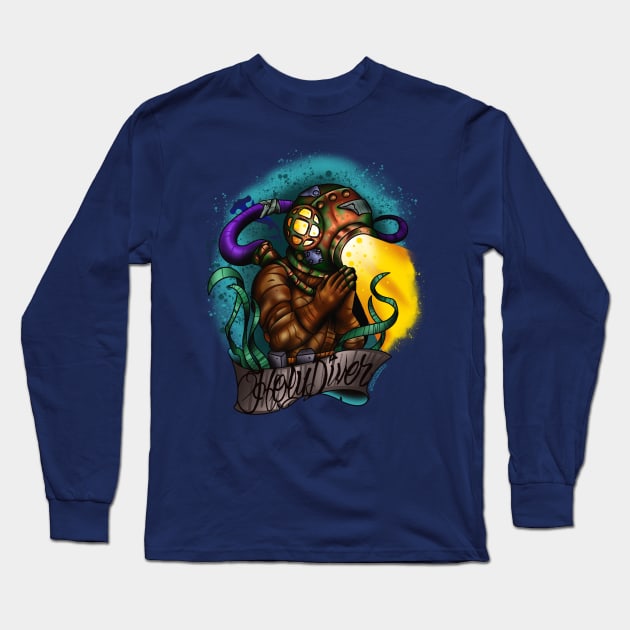 Holy Diver Long Sleeve T-Shirt by Timwould